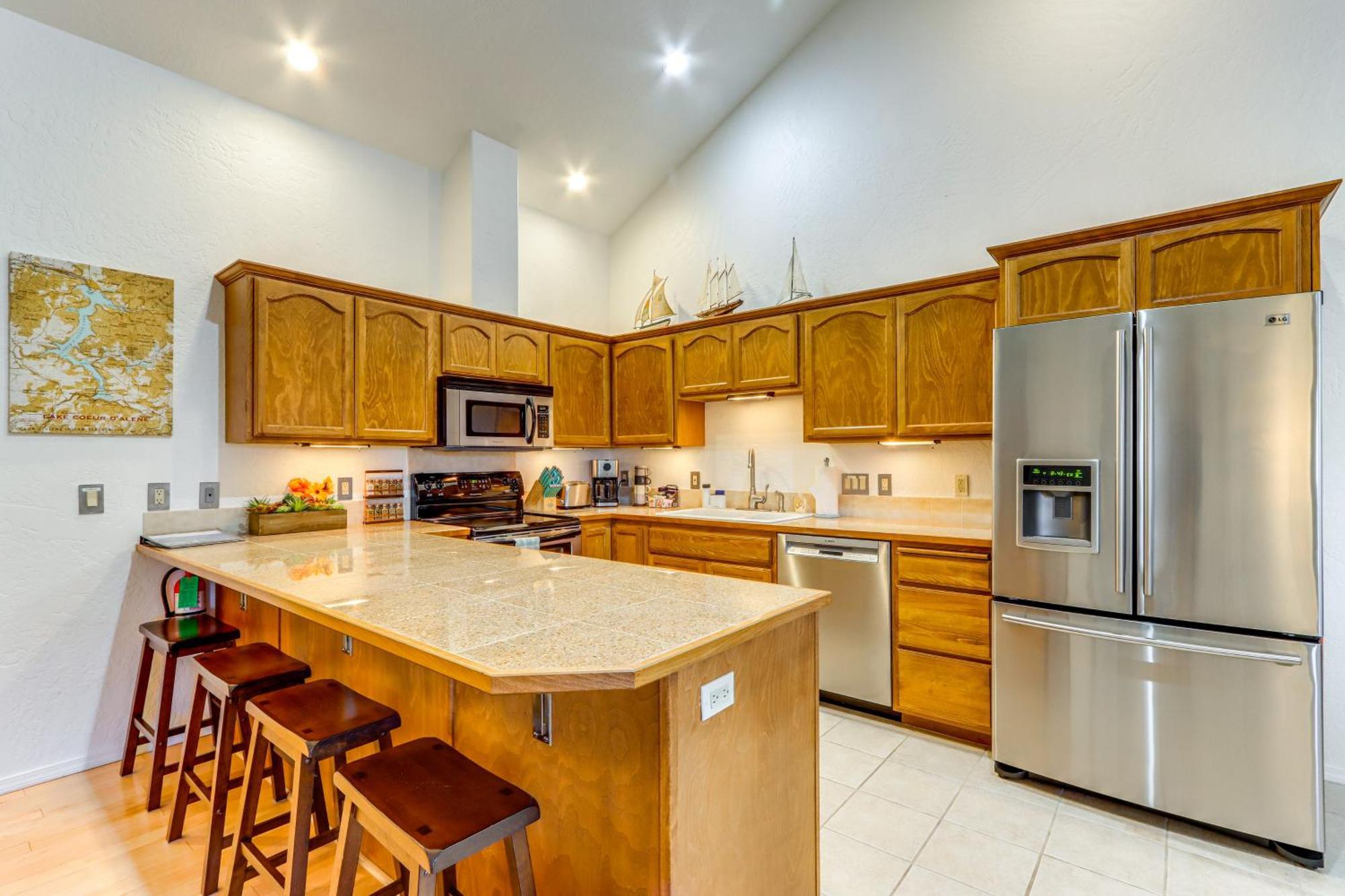 Modern Coeur Dalene Getaway Condo Walk Downtown! Coeur d'Alene Luaran gambar